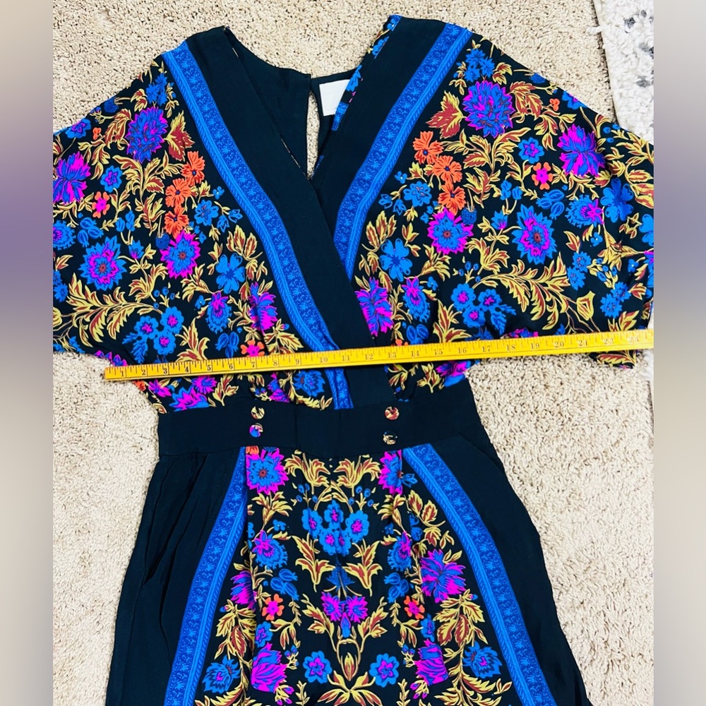 Anthropologie ETT:TWA Scarf Print Jumpsuit – Size 6 - Picture 15 of 16